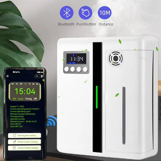 Professional Aroma Diffuser Electric Smell for Home Wall Mounted Fragrance Diffuser Automatic Spray Scent Air Machine For Hotel