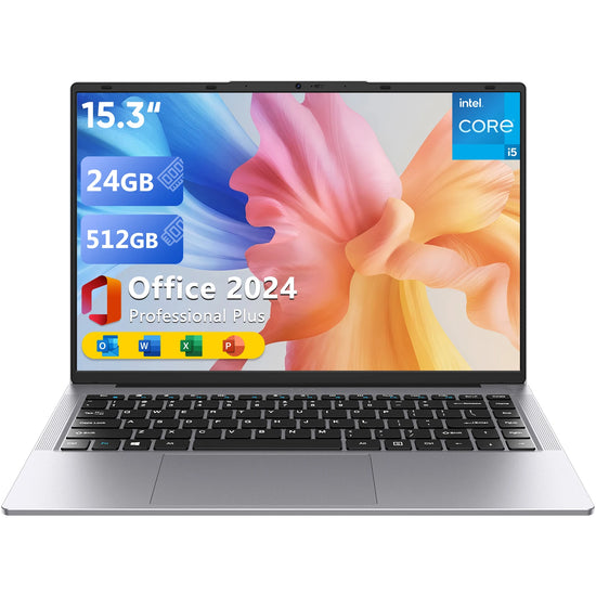 Laptop - Intel Core i5-8210Y (up to 3.6GHz), 24GB RAM/512GB SSD, Window 11 Pro, 1920x1200 100% sRGB Display