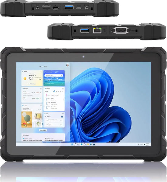10.1" Industrial Rugged Tablet 1920*1200 600nit 8GB RAM 128GB IP67 Windows 11 Pro Tablet PC Intel N4120 HDMI WiFi RS232